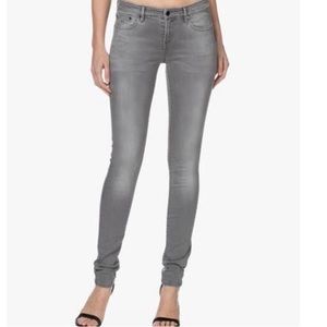Michael Kors lace Pocket Jewel Grey Skinny Jeans 0